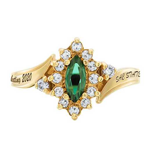 Sacramento State University Women's Allure College Ring